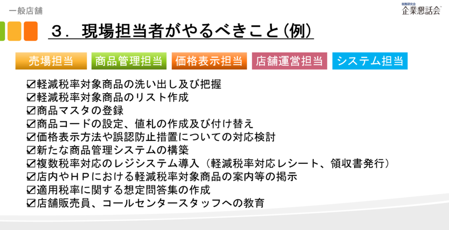 消費税軽減税率対応　店舗売場担当者がやるべき事とトラブル防止対策は？①.PNG