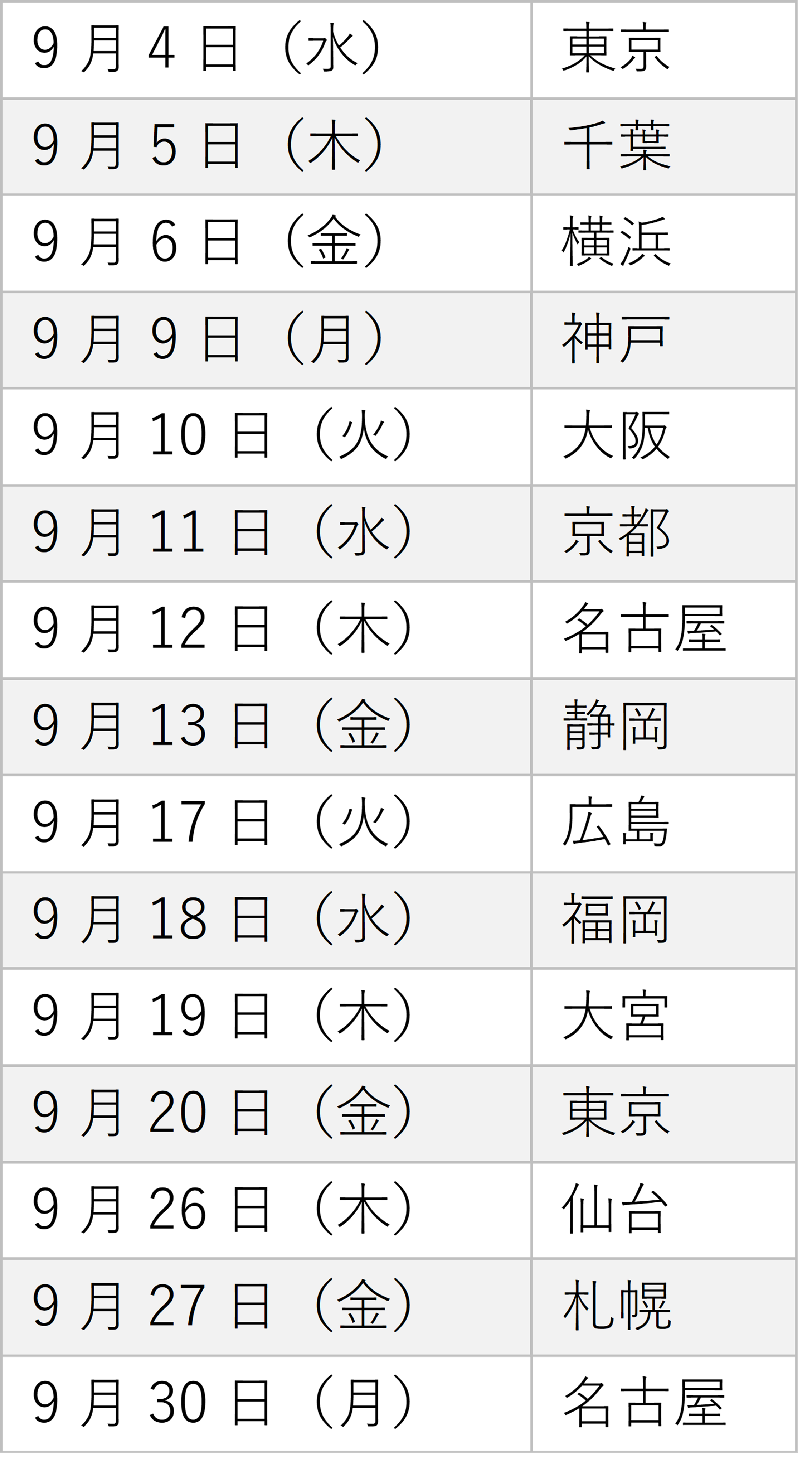 9月