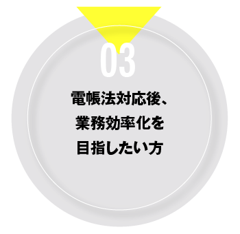 03 電帳法対応後、業務効率化を目指したい方